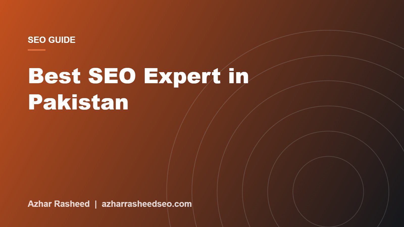 How to choose the best SEO expert in Pakistan cover